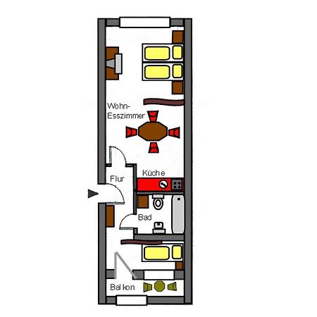 H&H Apartments Im Herzen Der Stadt Teilweise Mit Balkon Ruhig Zentral Modern Mit Kueche 格赖夫斯瓦尔德 外观 照片